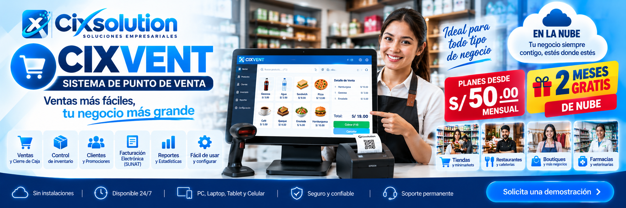 CIXVENT Sistema de Punto de Venta - CIXSOLUTION